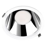 Ledvance LED Downlight Comfort Dali UGR19 Aluminium 42W/36W/30W 5000lm/4200lm/3600lm 100D - 930-940 CCT | Ausschnitt 250mm - IP44 - Höchste Farbwiedergabe - Dali Dimmbar