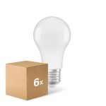 Mehrfachpackung 6x Ledvance Classic LED E27 Birne Matt 8.8W 806lm - 827 Extra Warmweiß | Dimmbar - Ersatz Für 60W