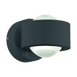 Eglo Wandleuchte Ono 2 Aluminium Anthrazit 2.5W 250lm - 830 Warmweiß | IP20 