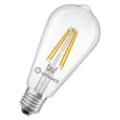 Ledvance Classic LED Edison E27 Birne Fadenlampe Klar 3.8W 806lm - 827 Extra Warmwei&szlig; | Ersatz F&uuml;r 60W