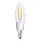 Osram Superstar Classic LED E14 Kerze Fadenlampe Klar 4W 470lm - 822-827 Dim To Warm | Dimmbar - Ersatz Für 40W