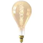 Calex XXL Splash Gold LED E27 Fadenlampe 3W 250lm- 822 Extra Warmweiß | Dimmbar